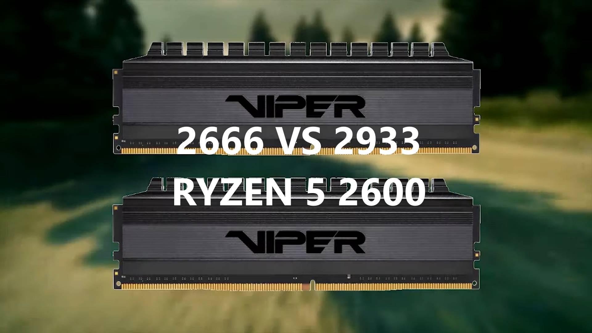 Разгон оперативной памяти на Ryzen 5 2600: 2933 против 2666. Тайминги имеют значение? смотреть онлайн