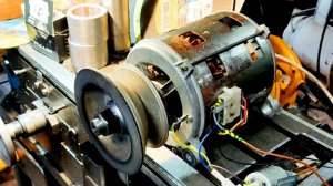 Наждак из двухскоростного мотора от стиралки или как сделать переходной фланец для абразивного камня