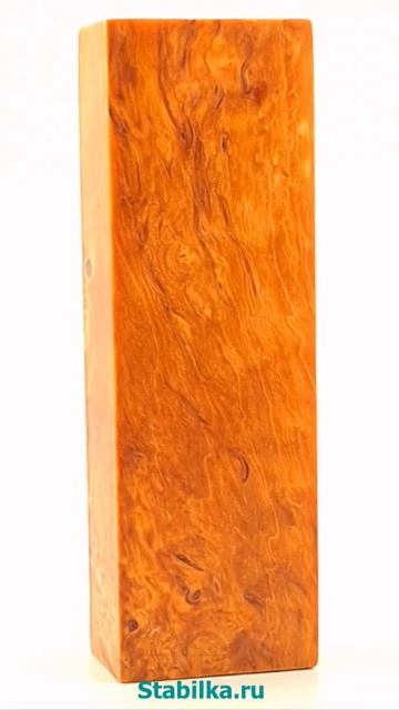 Стабилизированная карельская береза, заготовка рукоя смотреть онлайн