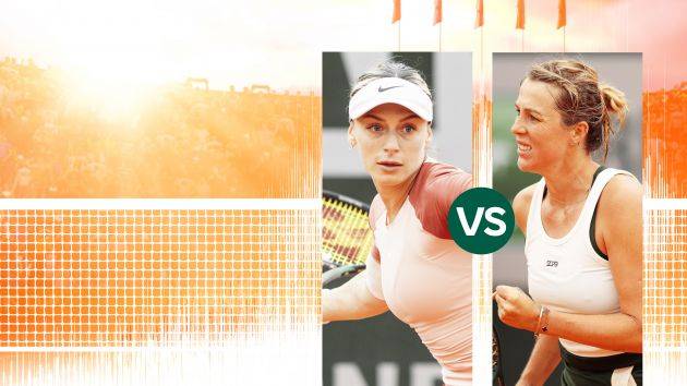 03.06.2025. Ханна Клагмен - Ксения Ефремова. WTA Roland Garros Junior. Klugman - Efremova