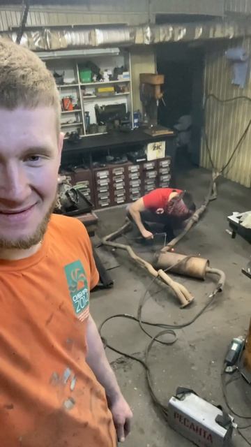 Китайские электроды часть 2. Варим выхлоп на газика. По смотреть онлайн