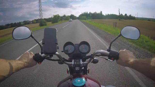 Покатушка на мопеде Racer Alpha RC50 по красивым местам Подмо