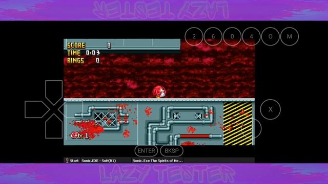 PC Sonic.EXE: The Spirits of Hell Round 1 на Android  ExaGear Test