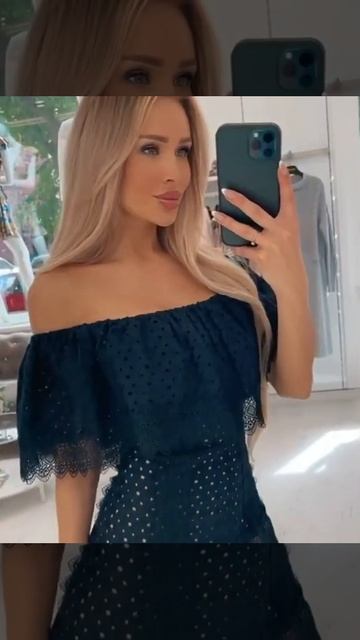 Черное платье мини из хлопкового шитья MALINA Bonita 2021 collecti