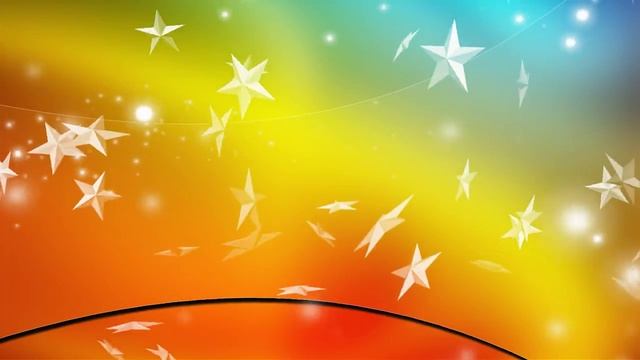 ФУТАЖ фоновый со звёздами