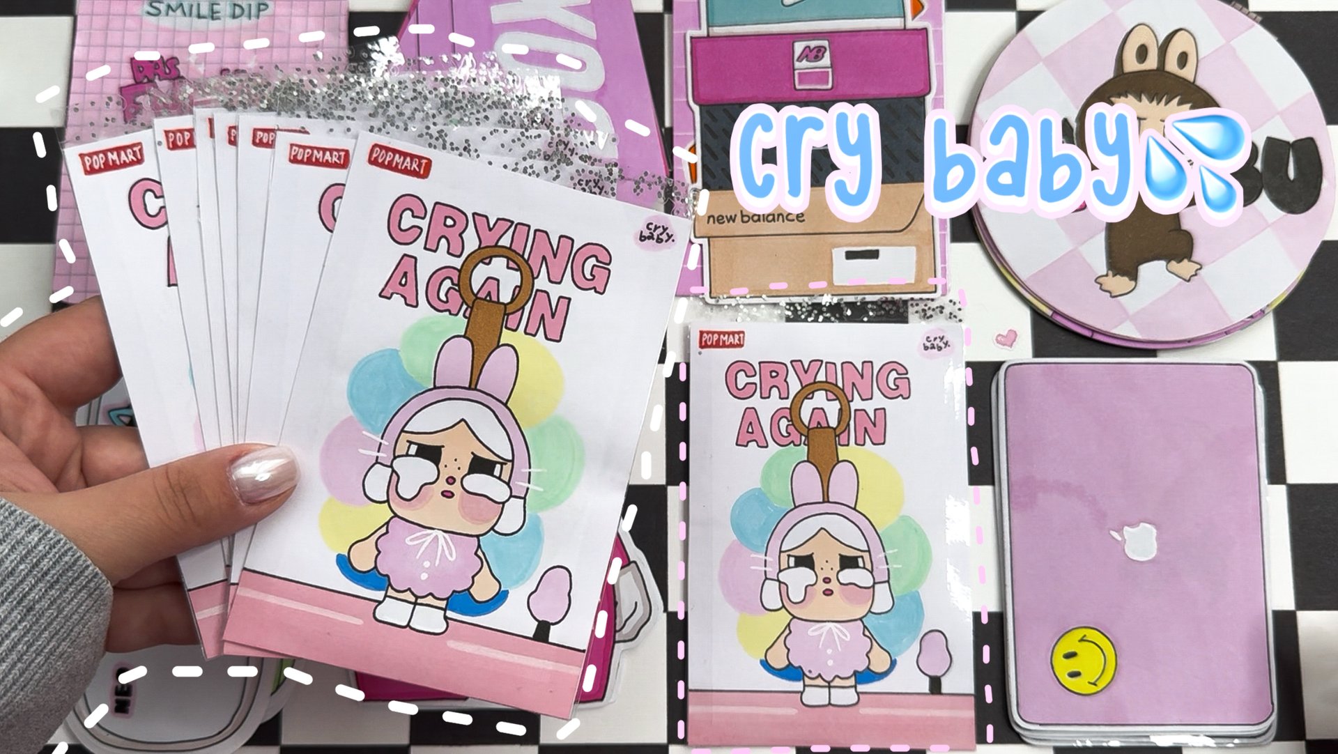 Распаковка Cry Baby 💦🍼 Брелки на сумку от popmart 🌸 Бумажные сюрпризы 🎀 Просто Бумажная смотреть онлайн