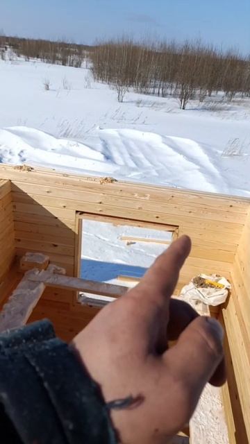 ПоСтройка дома 8,20*8,20 из профилированного бруса #18 смотреть онлайн