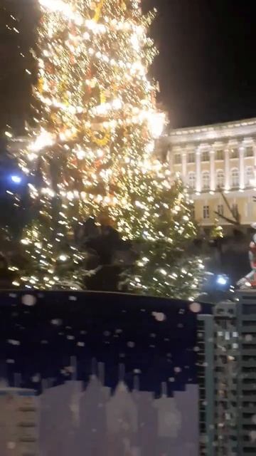Новогодняя елка на Дворцовой площади! смотреть онлайн