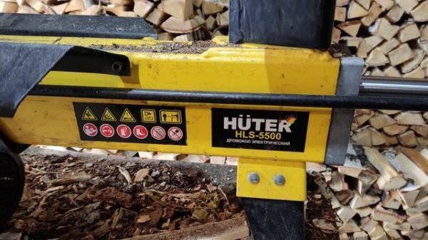 ДРОВОКОЛ HUTER HLS 5500 .ОБЗОР ТЕСТ.WOOD SPLITTER.