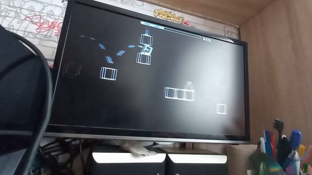 ПЫТАЮСЬ ПРОЙТИ ВСЕ УРОВНИ В GEOMETRY DASH 🤑 смотреть онлайн