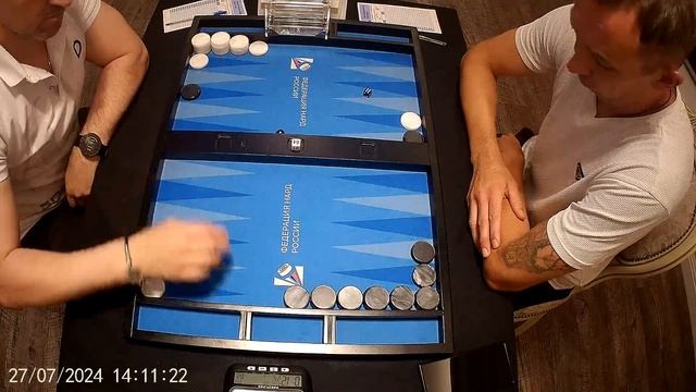 Длинные нарды. К.Иноземцев - С.Агеев. Красноярск 2024 смотреть онлайн