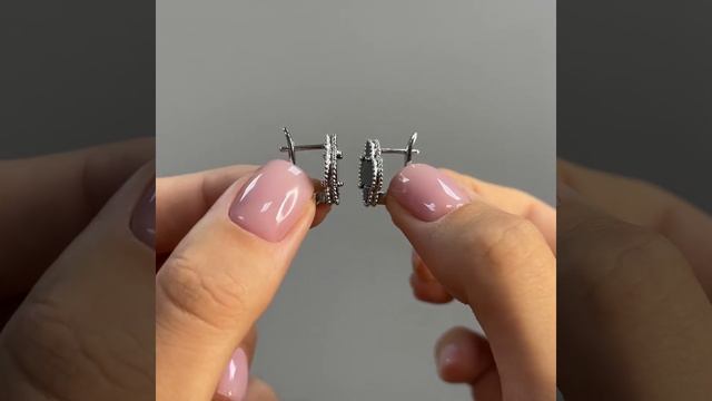 Серьги, серебро 925, ОНИКС репли? смотреть онлайн