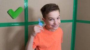 Испытание лабиринта форт-бокса с марками и машинами