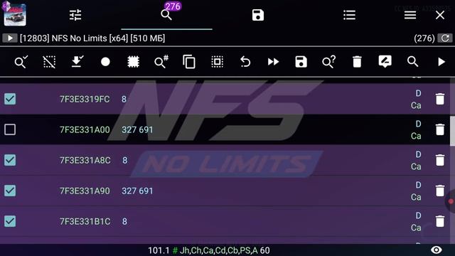 Накрутка в NFS NL 8.3.0 ВСЕХ МАТЕРИАЛОВ по 1000 штук для прока