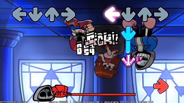 FNF мод Dusttale песня Anthropophobia