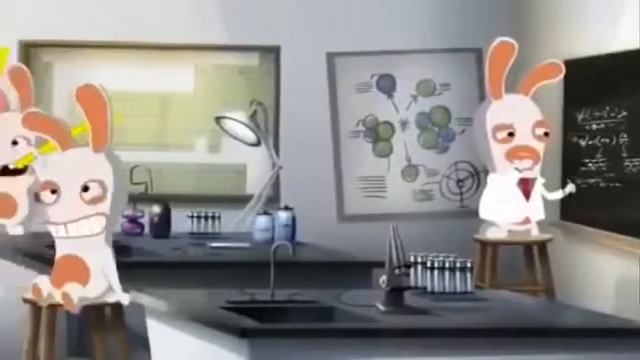 Бешеные кролики. Мультик про бешеных кроликов. Смешной мультик про кроликов   часть 3