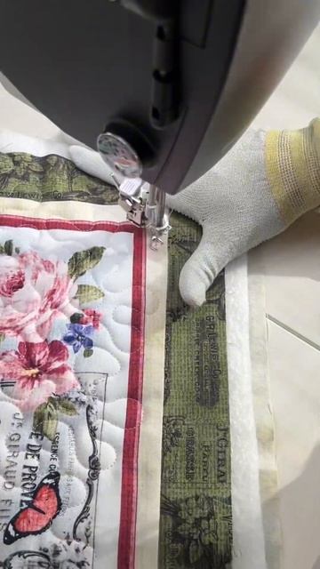 Всегда ли нужна сложная стежка?Если принт на ткани оче