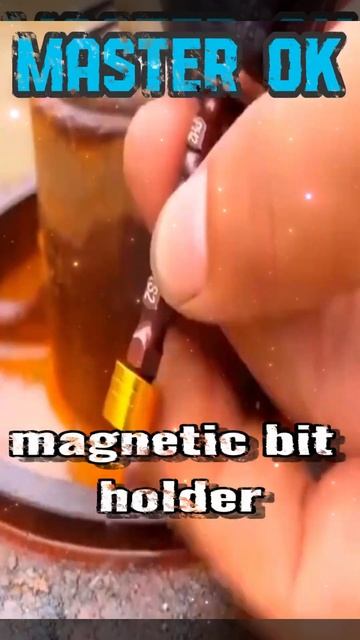 Magnetic bit holder for drill // Магнитный держатель бит для дрели #ki смотреть онлайн