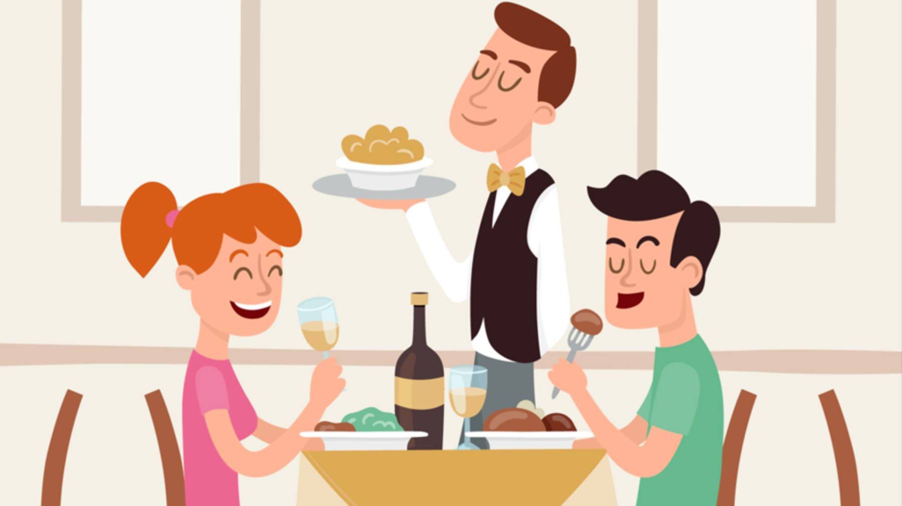 Урок 78. В ресторане. At the restaurant. смотреть онлайн