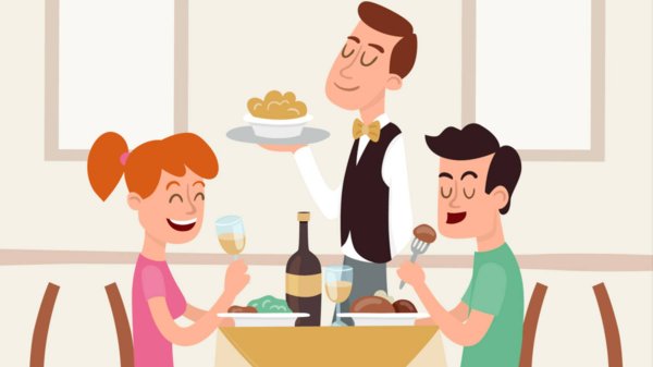 Урок 78. В ресторане. At the restaurant.