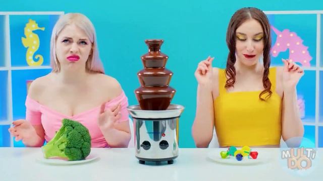 Шоколадне фондю Челендж #2 | Шоколадний Фонтан від Multi DO