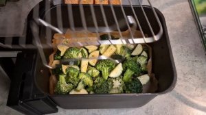 🇩🇪ГОТОВИМ В АЭРОГРИЛЕ Ninja С ДВУМЯ ЧАШАМ‼️ЗА РАЗ 4 РА