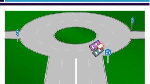 ПДД, урок 13-2. Перекрестки с круговым движением