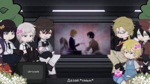 𝅄ׄ  ADA react to Dazai // ¡!пробная версия!¡ 𝅄ׄ