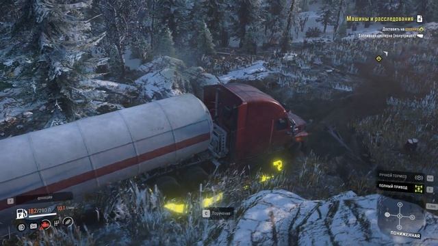 Очередные будни в зимнике на Аляске в SnowRunner #7 смотреть онлайн