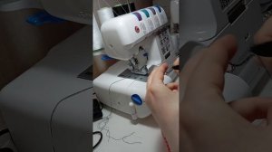 Заправка Оверлок Comfort 550  #швейнаямашина #оверлок #запр?