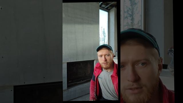 Камин из керамогранита максиформата.