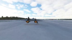 Запуск и взлет на DARKSTAR в Microsoft Flight Simulator 2020