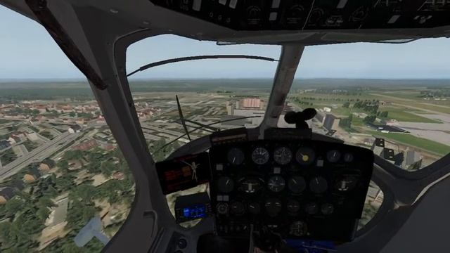 X Plane 11,Ми 2,полёт