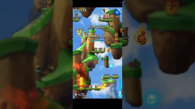 играем Sonic Jump fvr часть 2