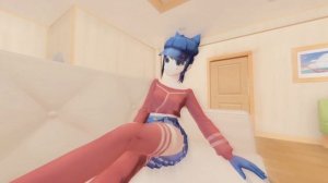 Игрок лижет ношки Кепочке Мите | Miside Gmod Animation