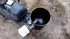 Гидробак с фильтром для самодельного трактора.