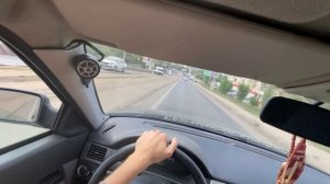 Покатушки по городу на Приоре под музыку от первого ли