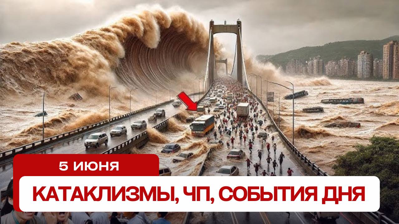 Катаклизмы за день 05.06.2025. Новости, ЧП, события дня смотреть онлайн