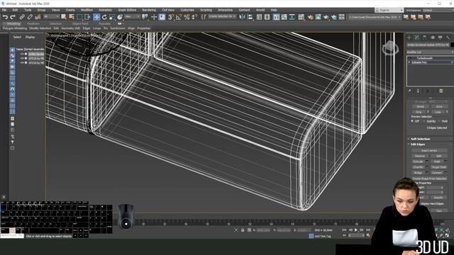 Практический урок по сложному упрощению модели через программу 3dsmax.часть 2. диван
