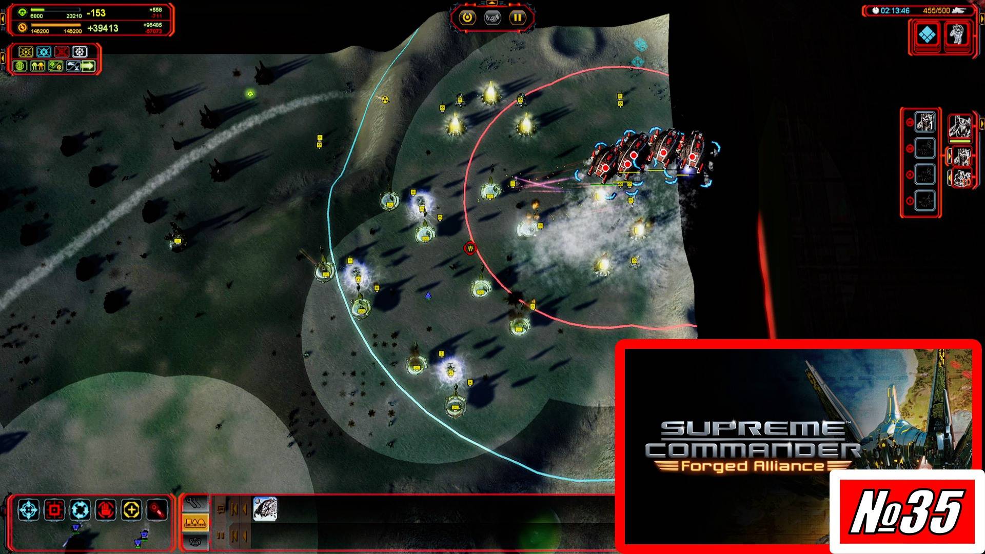 [Прохождение][Кампания №35][Кибран][Сложность Предельная]Чёрный день Supreme CommanderForgedAlliance