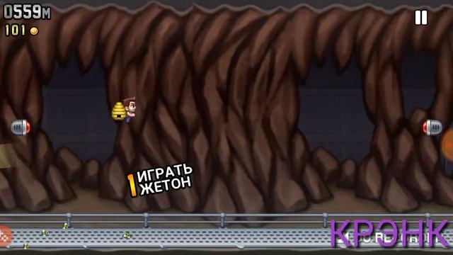 ИГРАЮ В JETPACK JOYRIDE УЛЕТАЮ НА ПЧЕЛАХ!!!! смотреть онлайн