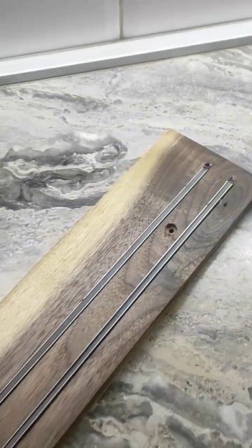 Держатель для ножей, американский орех, прозрачное ма? смотреть онлайн