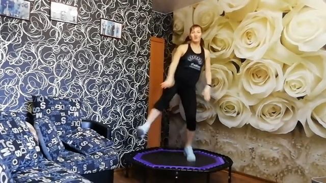 Тренировка на батуте 2