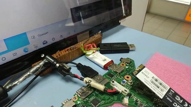 Контрольный запуск материнской платы Asus GL503GE i7-8750H по з смотреть онлайн