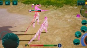 Выживание за Цератозавра в The cursed isle|Modjis