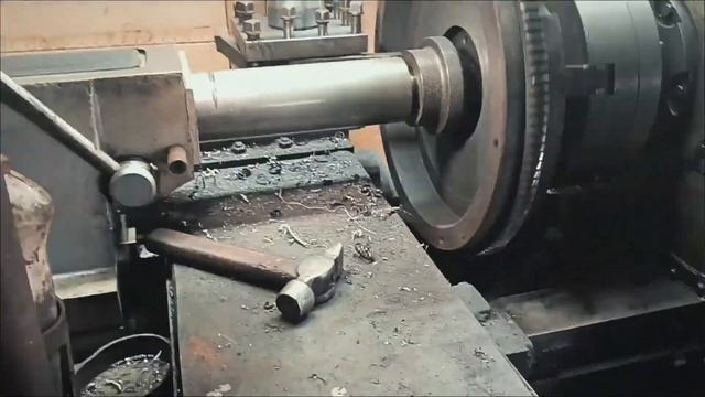 Проточка маховика.