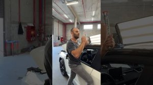 Удаление вмятин после  града, техника работы холодным