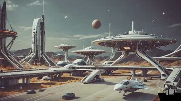 2077 FUTURE CITY Best Ambient Space And Sci-Fi Music.