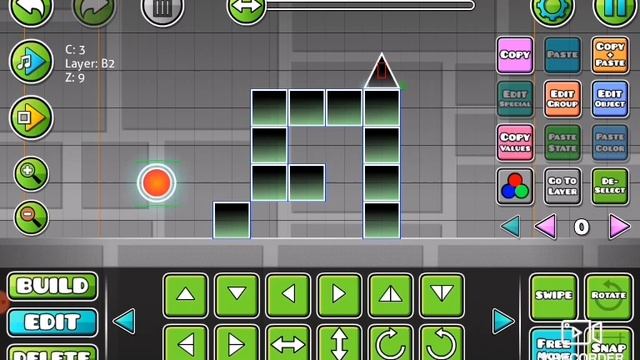 Как сделать неоновый декор в Geometry dash смотреть онлайн