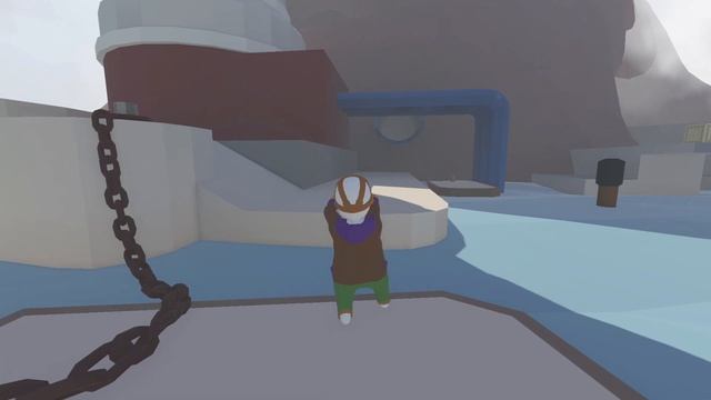 🍞😎ВОДА ЛОДКИ И ГОЛОВОЛОМКИ🐱👤😁 в Human Fall Flat #4 смотреть онлайн